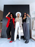Classic, WHITE fabric pants "SEASON HIT" VS02 PRE-ORDER